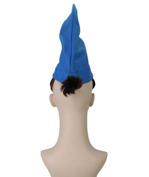 Adult Unisex Small Blue Humanoid Creature wigs with Hat | Perfect for Cosplay | Flame-retardant Synthetic Material