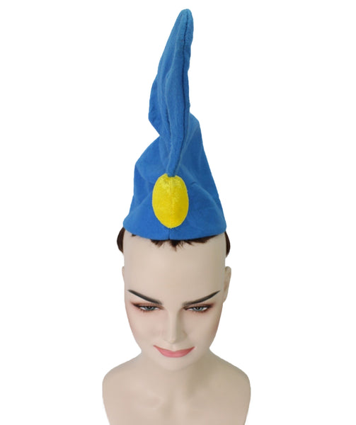 Adult Unisex Small Blue Humanoid Creature wigs with Hat | Perfect for Cosplay | Flame-retardant Synthetic Material