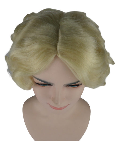 Sexy Womens Wig | Curly Blonde Short Celebrity Wig |