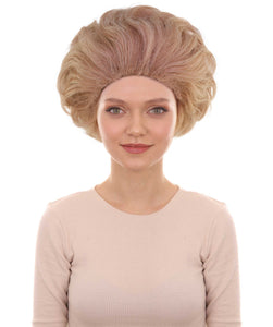 Adult Women's Short Bob Full Brown Wig | Perfect for Cosplay | Flame-retardant Synthetic Fiber