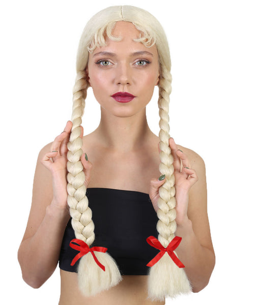 Women's Dutch Girl Wig | Multiple Colors Option Long Braided Wig |