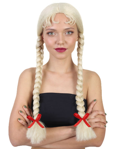 Women's Dutch Girl Wig | Multiple Colors Option Long Braided Wig |