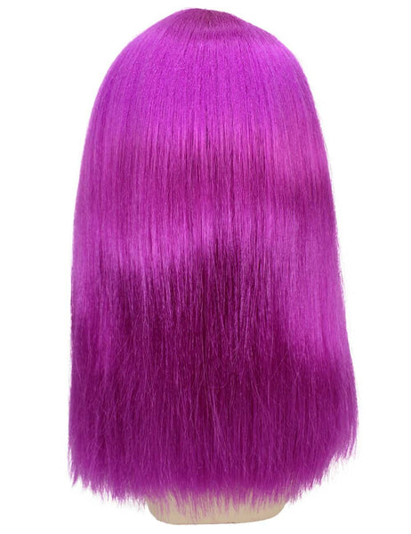 Adult Women’s Light Purple Long Wig I Perfect for Halloween I Flame-retardant Synthetic Fiber