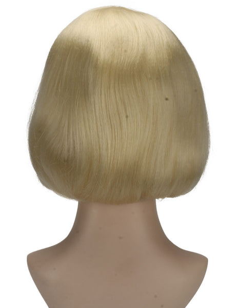 Adult Women's Blonde Short Bob Wig | Perfect for Cosplay | Flame-retardant Synthetic Fiber