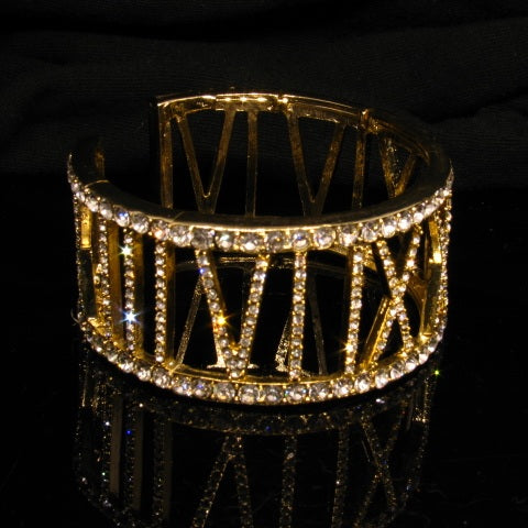 Designer inspired Roman numbers bangles – tiarasandtrim.ca
